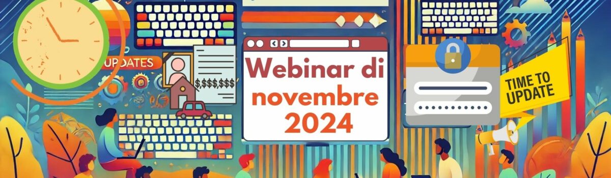 Webinar di novembre