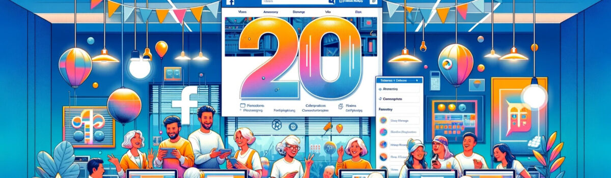 22 marzo, evento 20° anniversario di Facebook